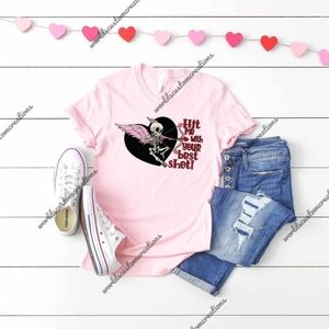 Skull cupid hit me with you best shot Valentines